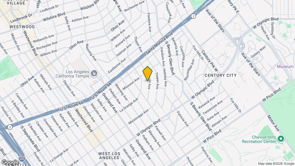 1945 Fairburn Ave Mapa y Detalles de la Ubicación