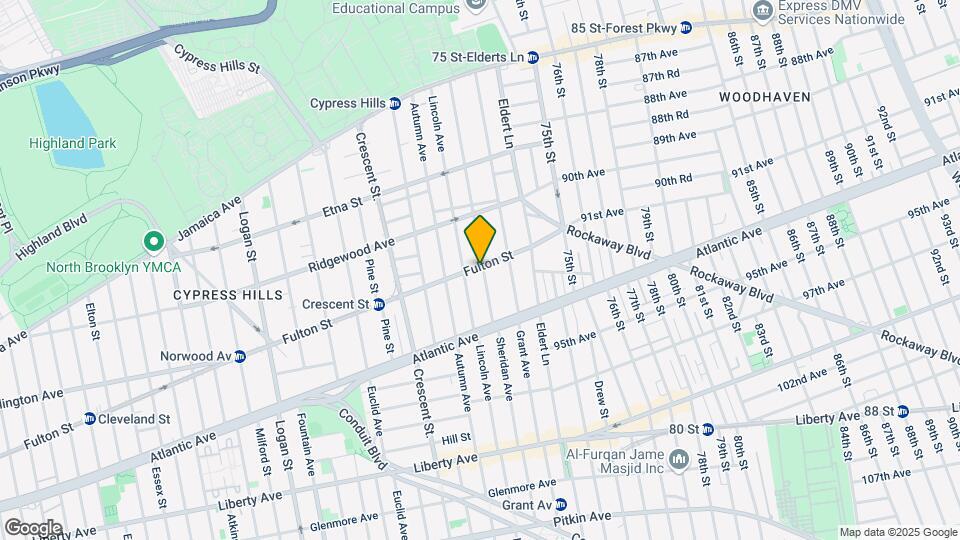 3440 Fulton St Map and Location Details
