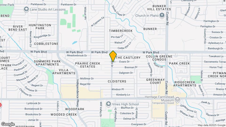 2608 Evans Dr Map and Location Details