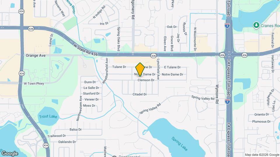 468 Clemson Dr Map and Location Details