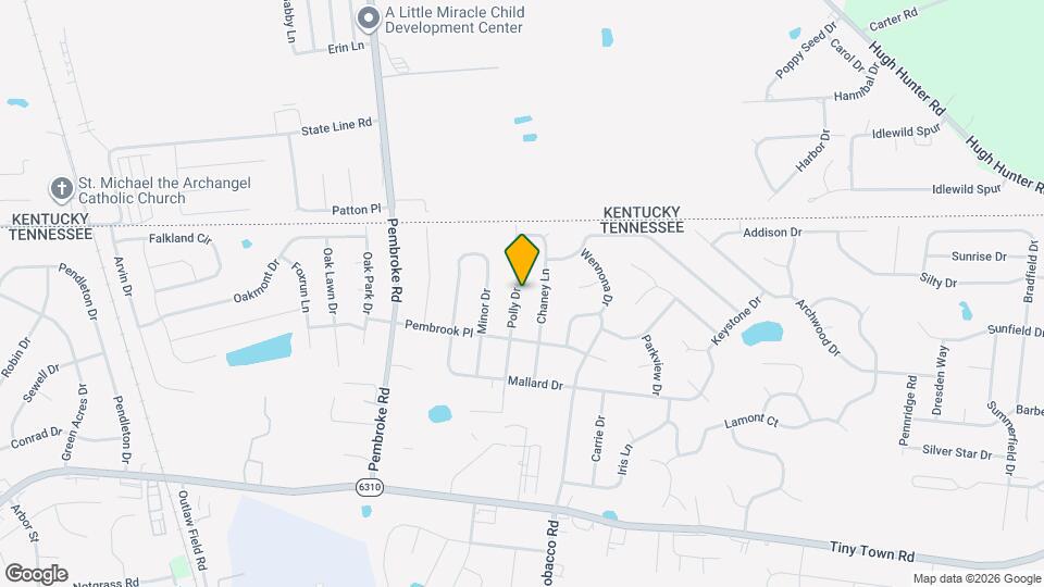 3411 Polly Dr Map and Location Details