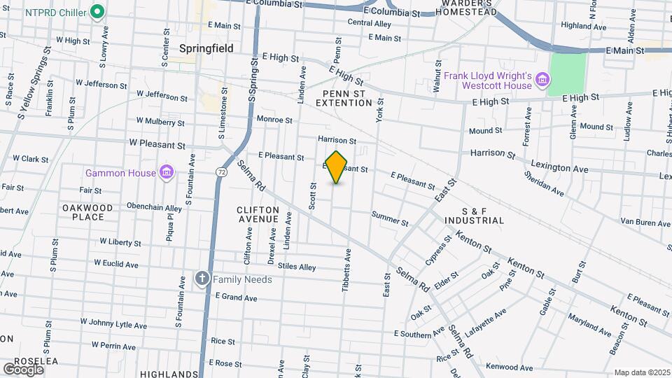 536 Homeview Ave Mapa y Detalles de la Ubicación