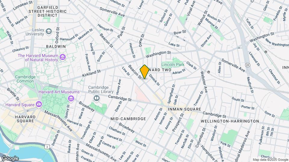 65 Beacon St, Unit 2 Map and Location Details