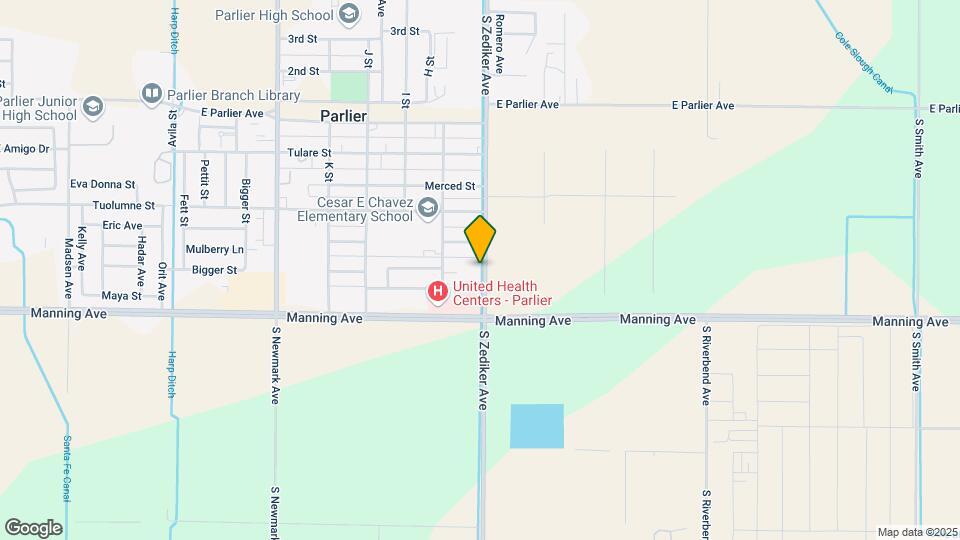 640 S Zediker Ave Mapa y Detalles de la Ubicación