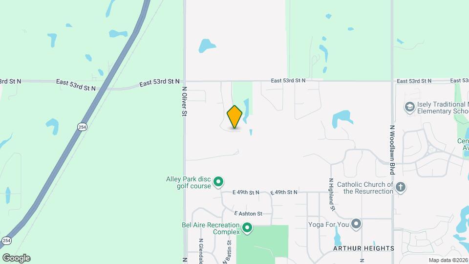 5249 N Pinecrest Ct Map and Location Details