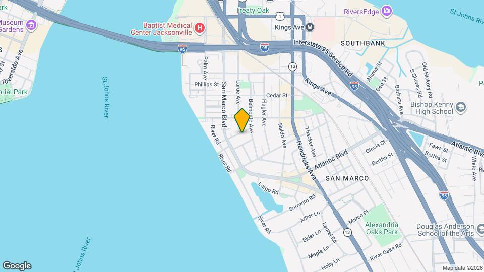 1046 Riviera St Map and Location Details