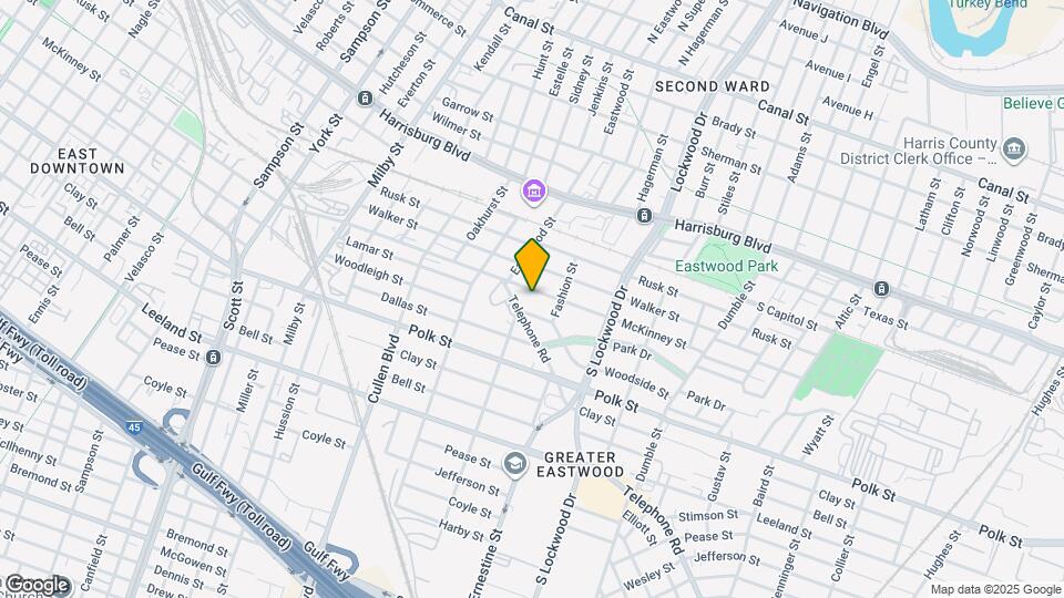 4418 McKinney St Map and Location Details