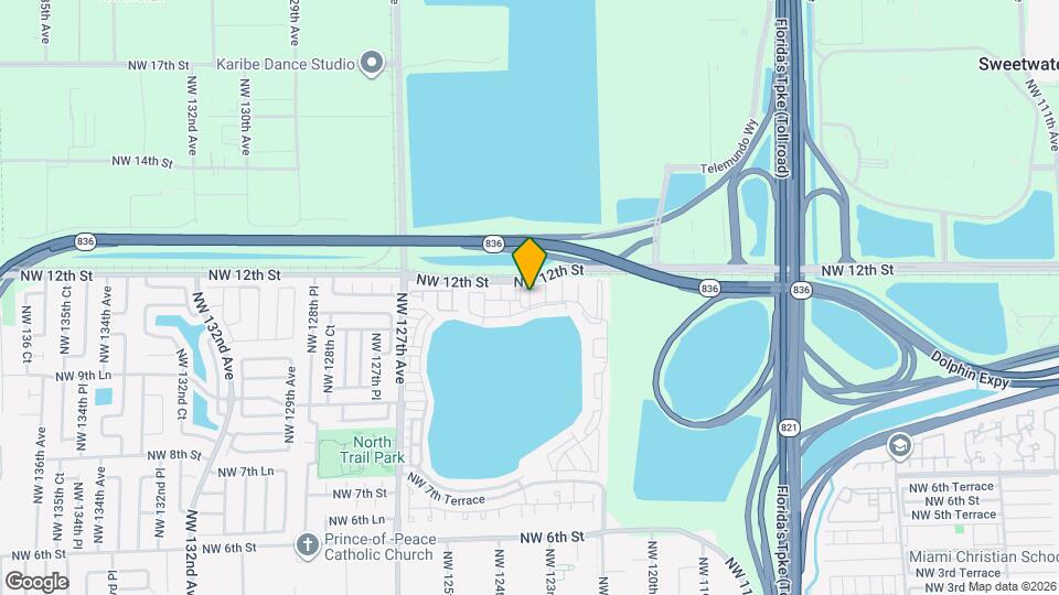 1176 NW 124 Pl Map and Location Details