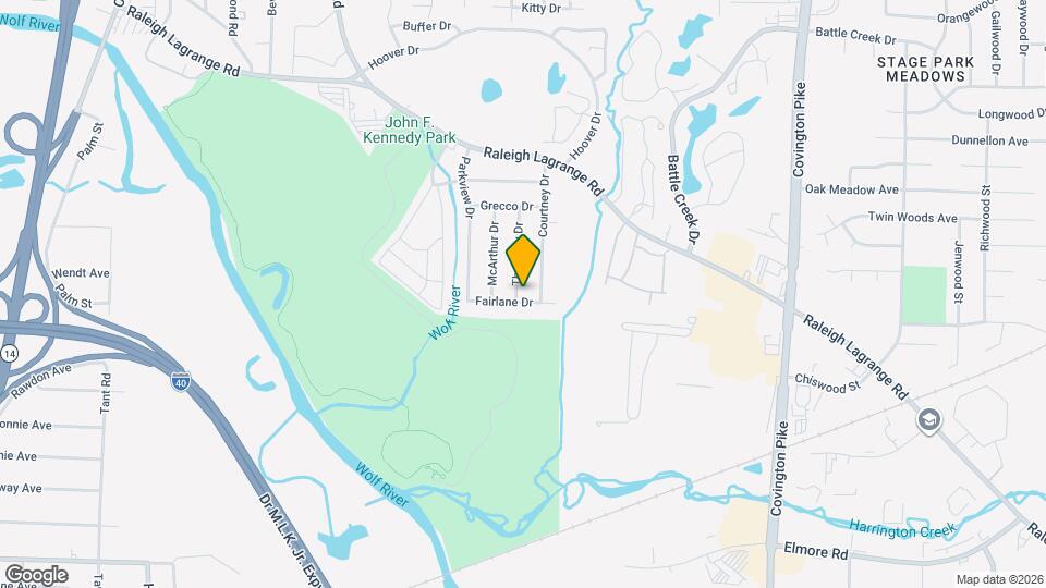 2506 Thackery Dr Map and Location Details