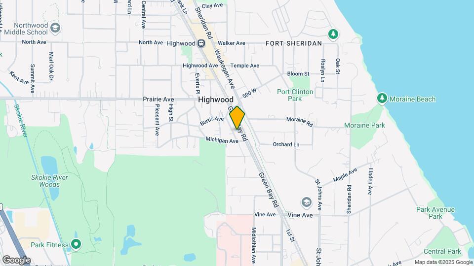 2490 Green Bay Rd Map and Location Details