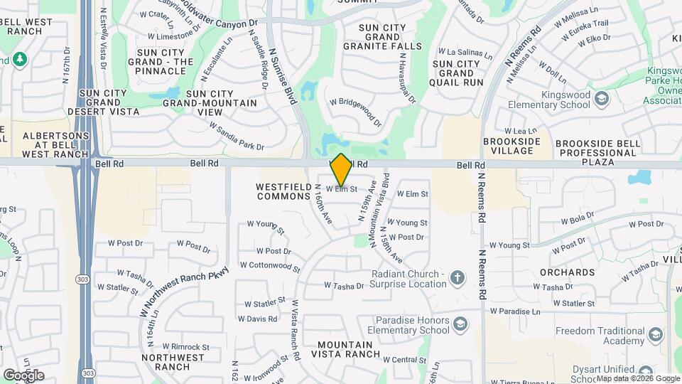 15937 W Elm St Mapa y Detalles de la Ubicación