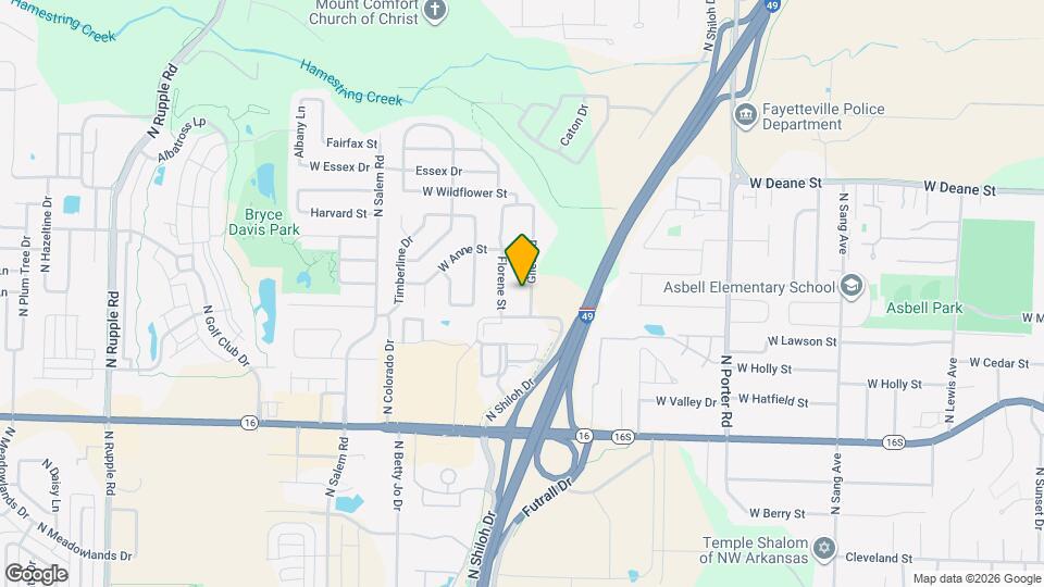 1445 N Giles Rd Mapa y Detalles de la Ubicación