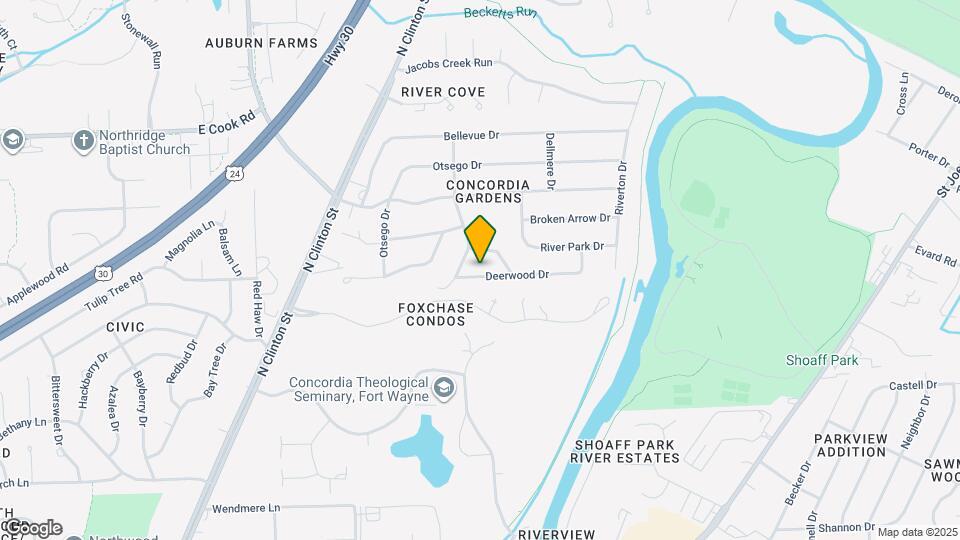 2327 Deerwood Dr Map and Location Details