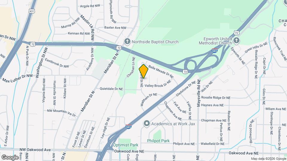 2602 Vinyard St NE Map and Location Details