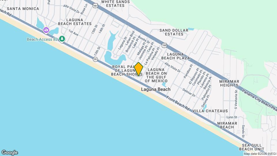 19706 Front Beach Rd, Unit SI ID1542471P Mapa y Detalles de la Ubicación