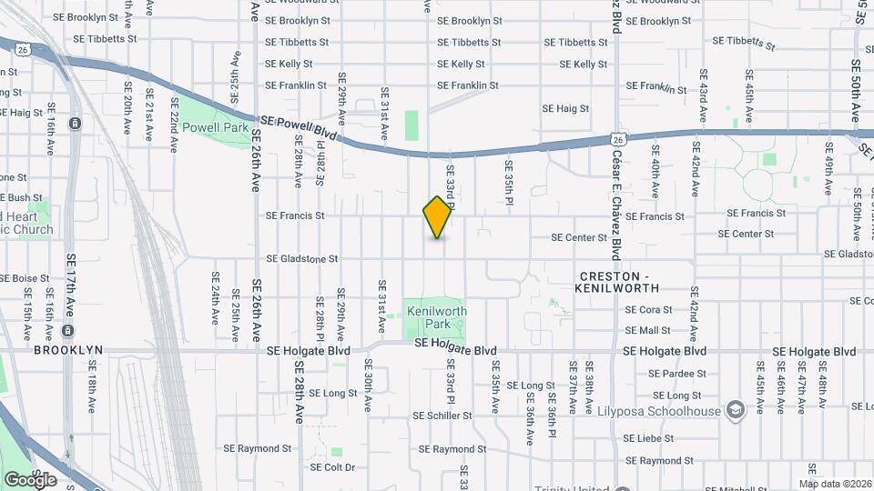 4009-4009 SE 33rd Pl Map and Location Details