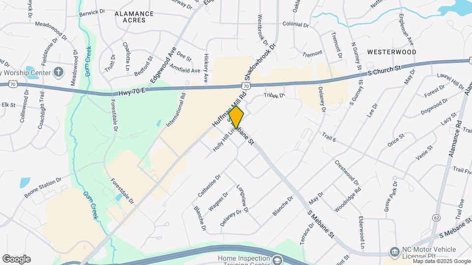 3768 S Mebane St Map and Location Details