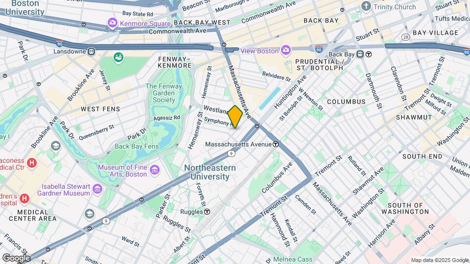 53 Saint Stephen St, Unit 115-61 Map and Location Details