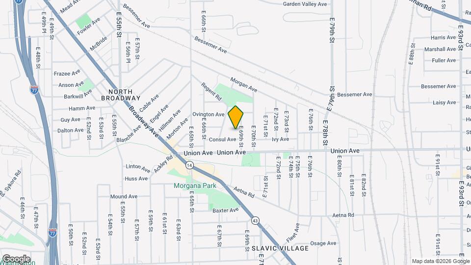 3448 E 69th St Map and Location Details