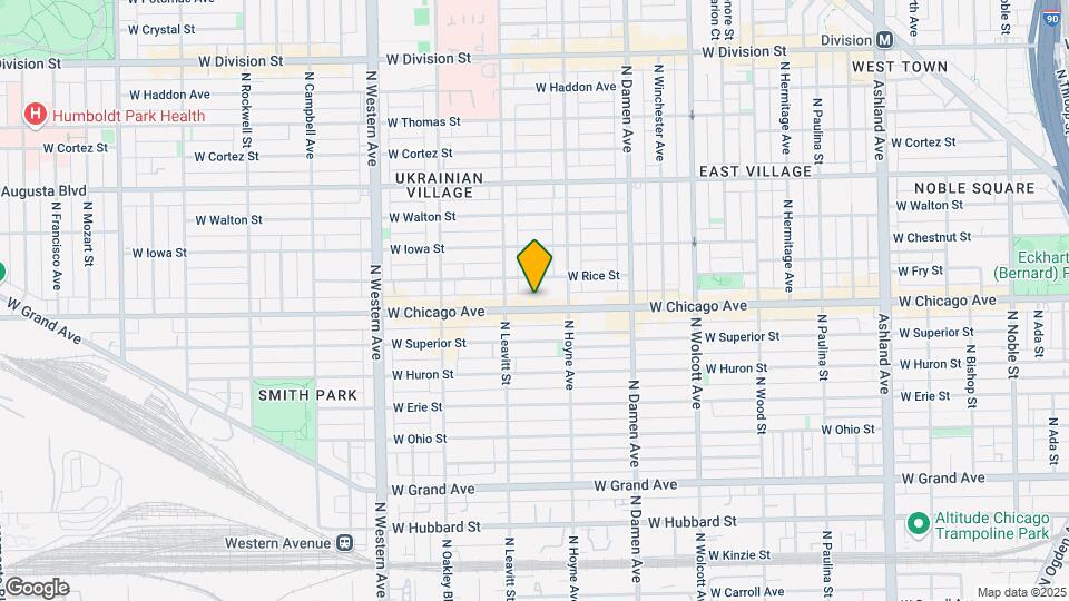 2130 W Chicago Ave, Unit 1R Map and Location Details