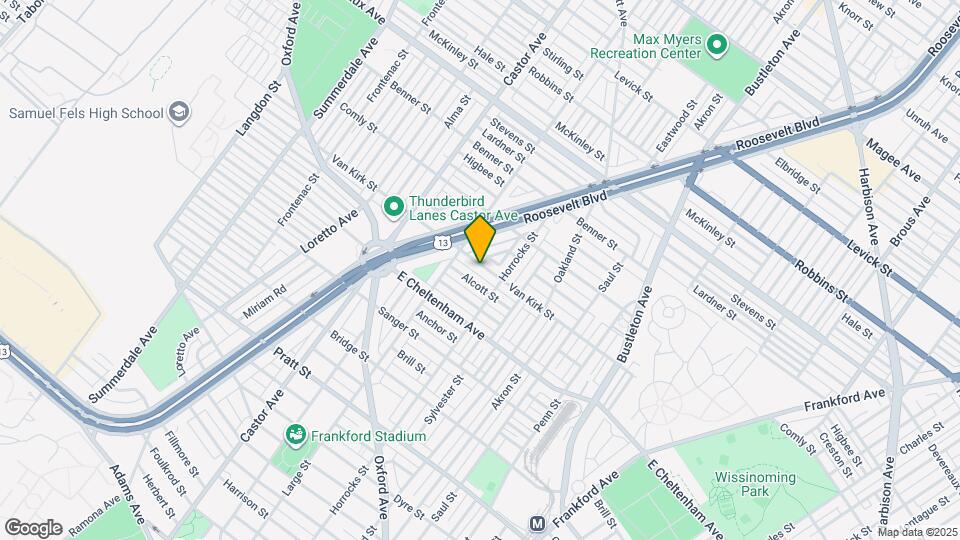 1438 Van Kirk St Map and Location Details