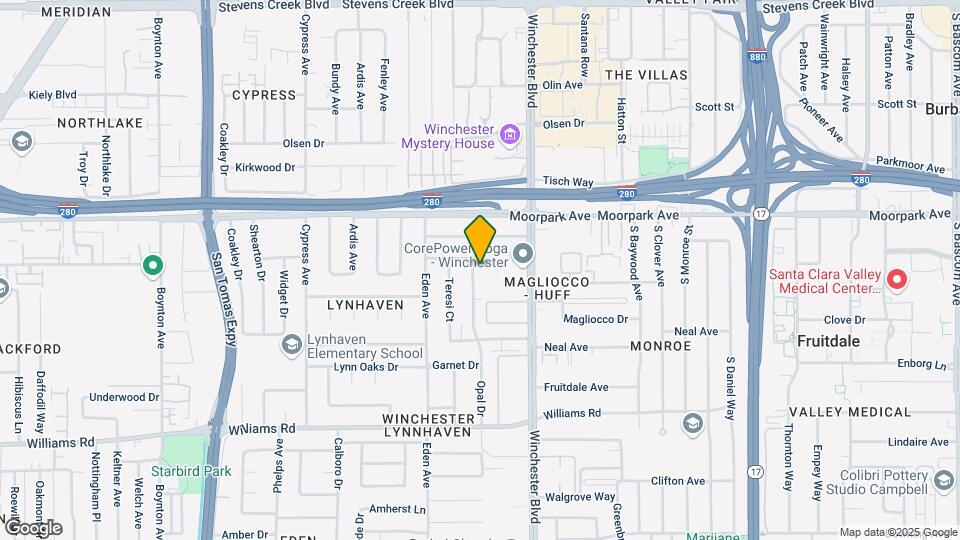 736 Opal Dr Map and Location Details