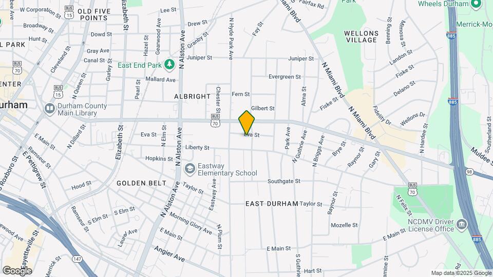 1118 Eva St Map and Location Details