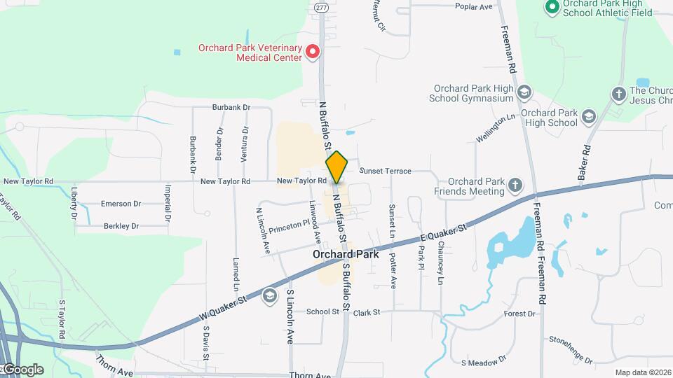 National Property Management Apartments and Nearby Orchard Park