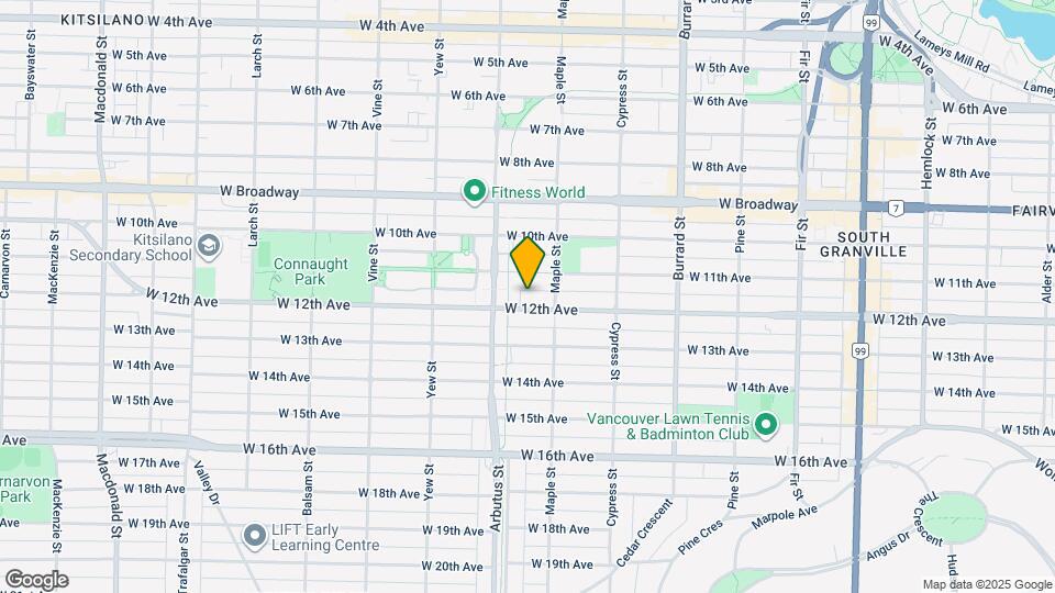 2065 12th Ave Map and Location Details