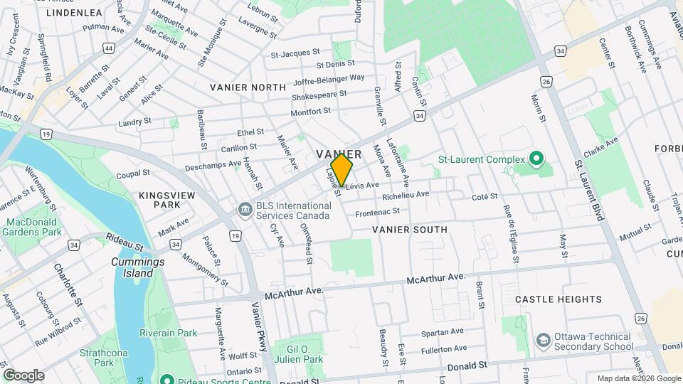 274 Levis Av Map and Location Details