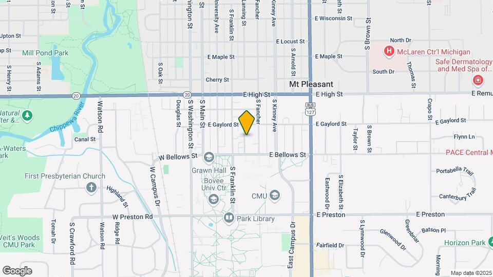 1015 S Lansing St Map and Location Details