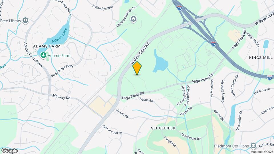 3112 Sedgefield Gate Rd Map and Location Details