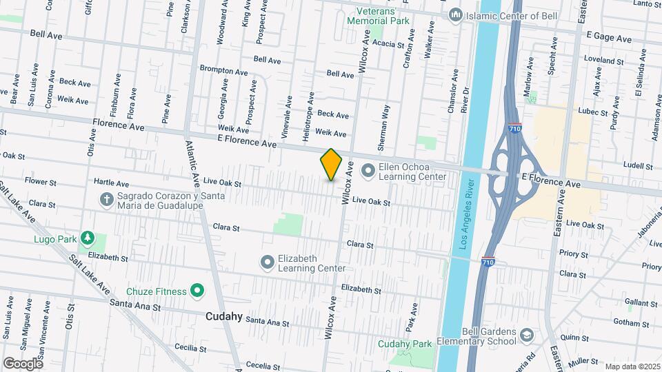 4933-4935 Live Oak St Map and Location Details