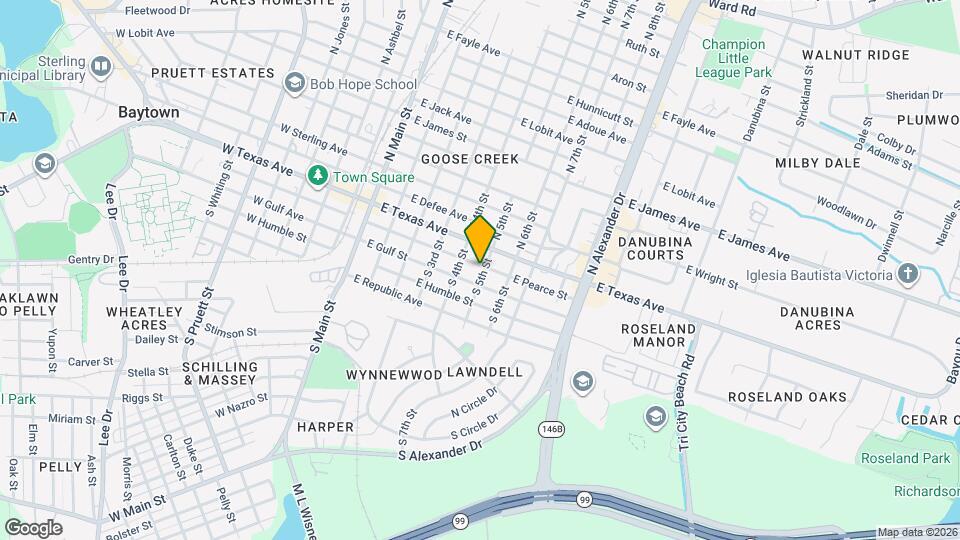 411 W Pearce St Map and Location Details