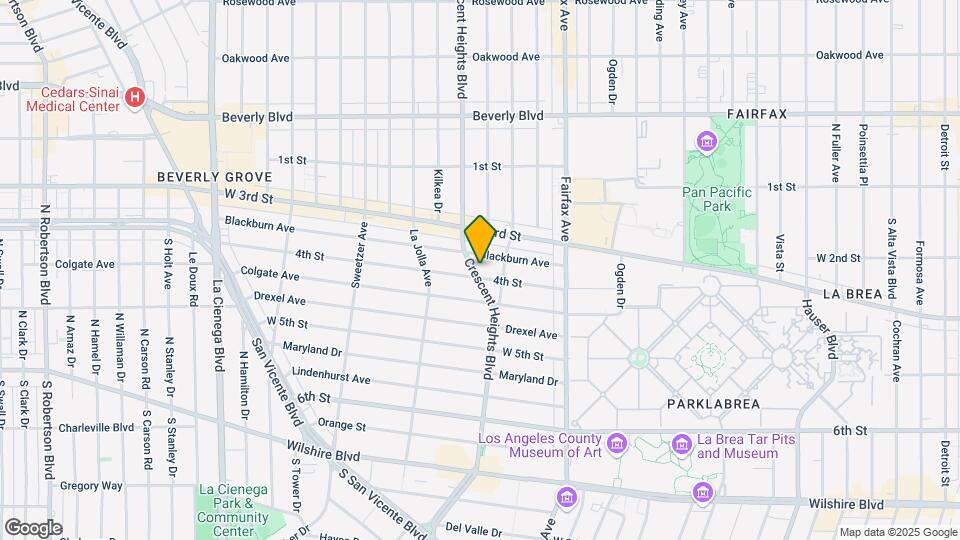 366 S Crescent Heights Blvd Map and Location Details