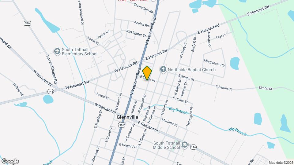 410 N Caswell St Map and Location Details