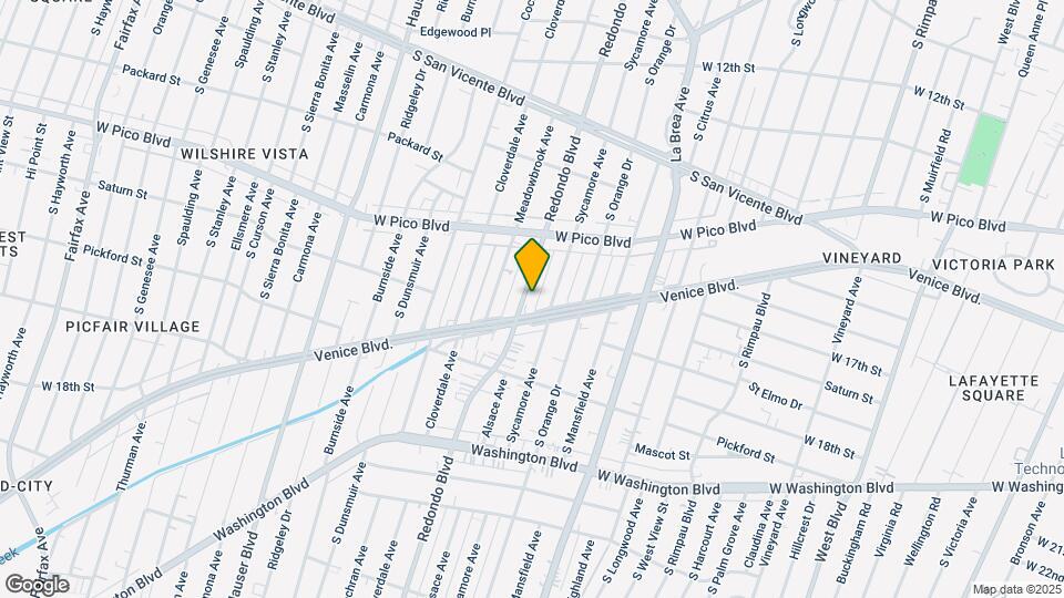 1512 S Redondo Blvd, Unit 1514.5 Map and Location Details