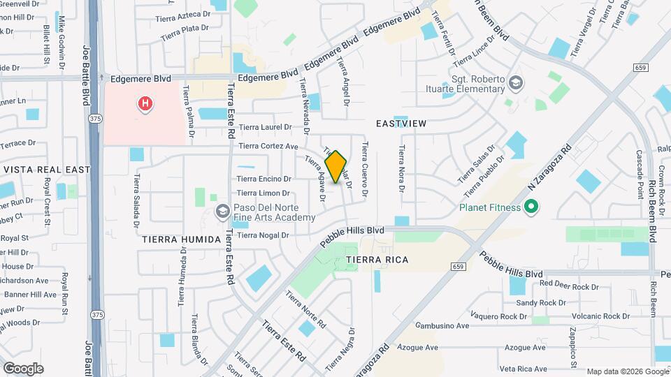 12536 Tierra China Ct Map and Location Details