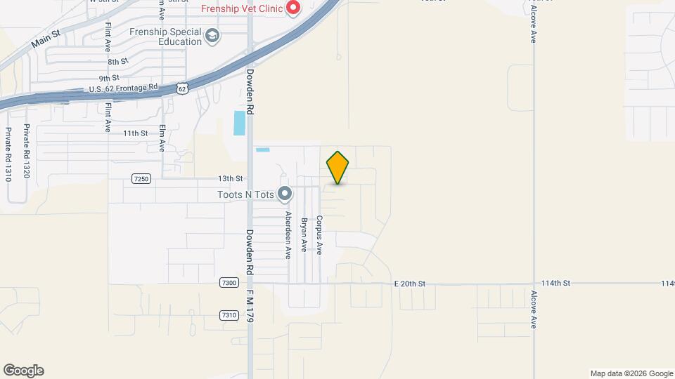 611 E 14th St Map and Location Details