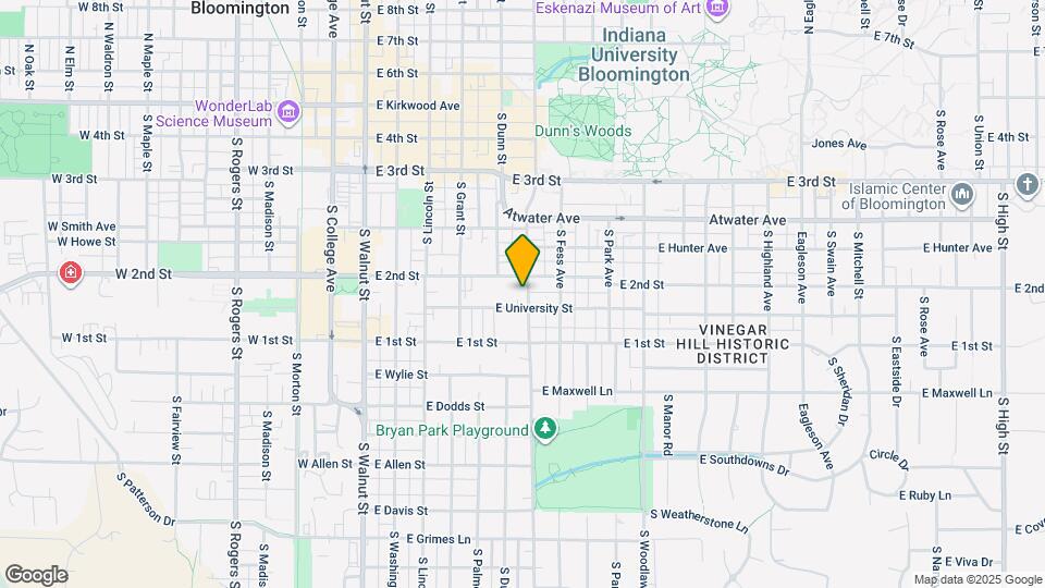 612 S Henderson St Map and Location Details