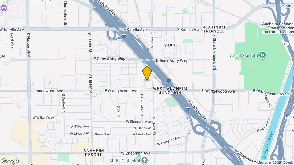 805 E Orangewood Ave Map and Location Details