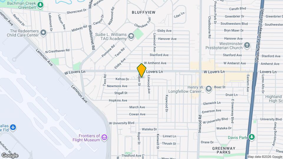 7718 Roper St Map and Location Details