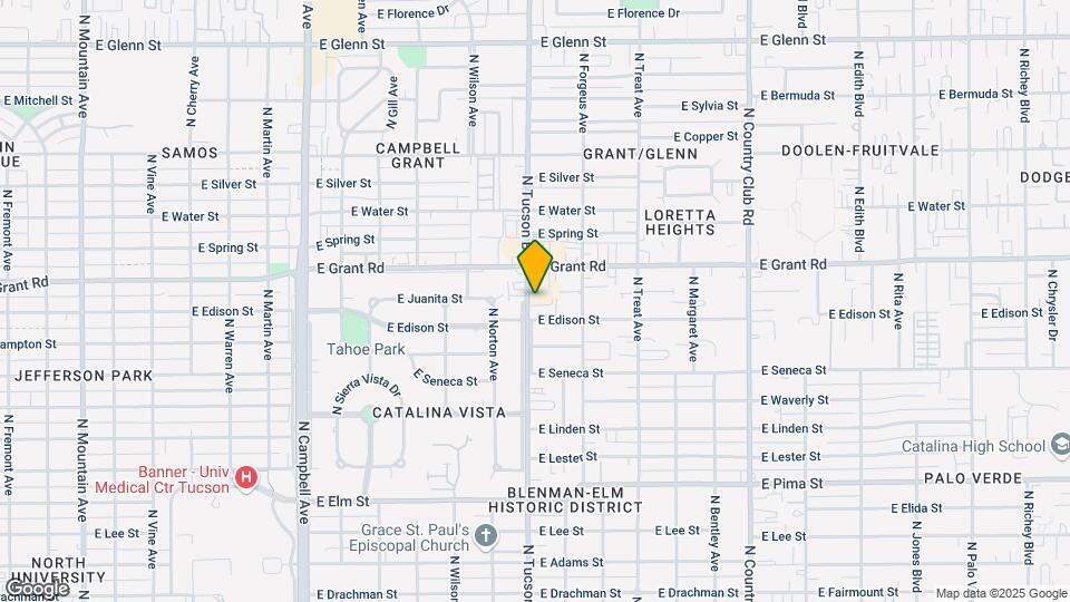 2310 N Tucson Blvd Map and Location Details