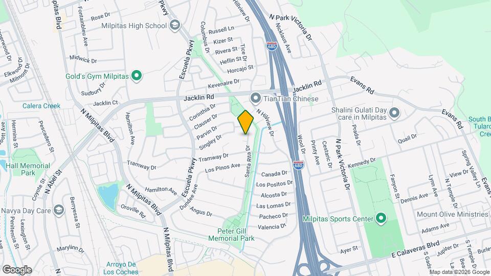 639 Mercado Ct Map and Location Details