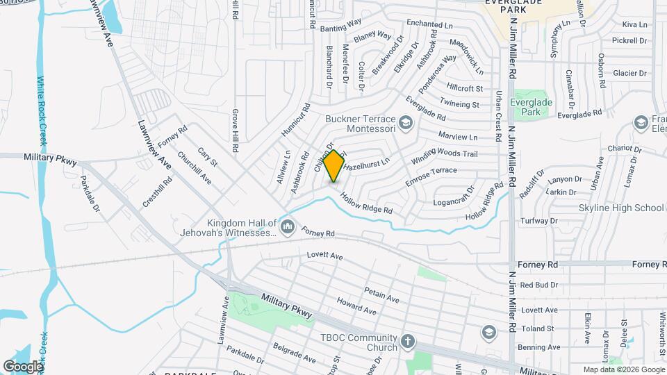 4723 Hollow Ridge Rd Map and Location Details