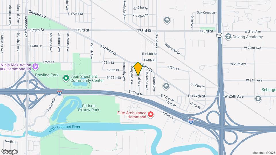 7542 Missouri Ave Map and Location Details