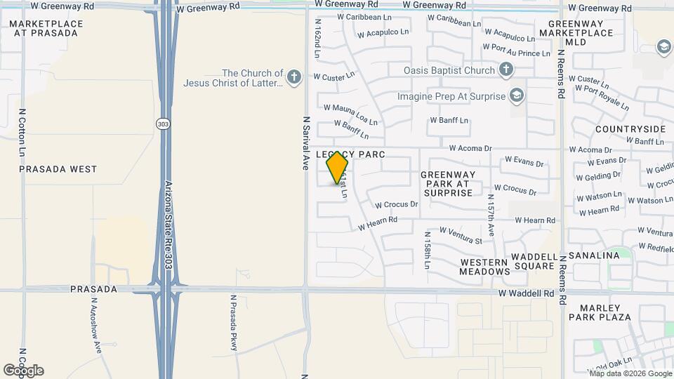 16183 W Winchcomb Dr Map and Location Details