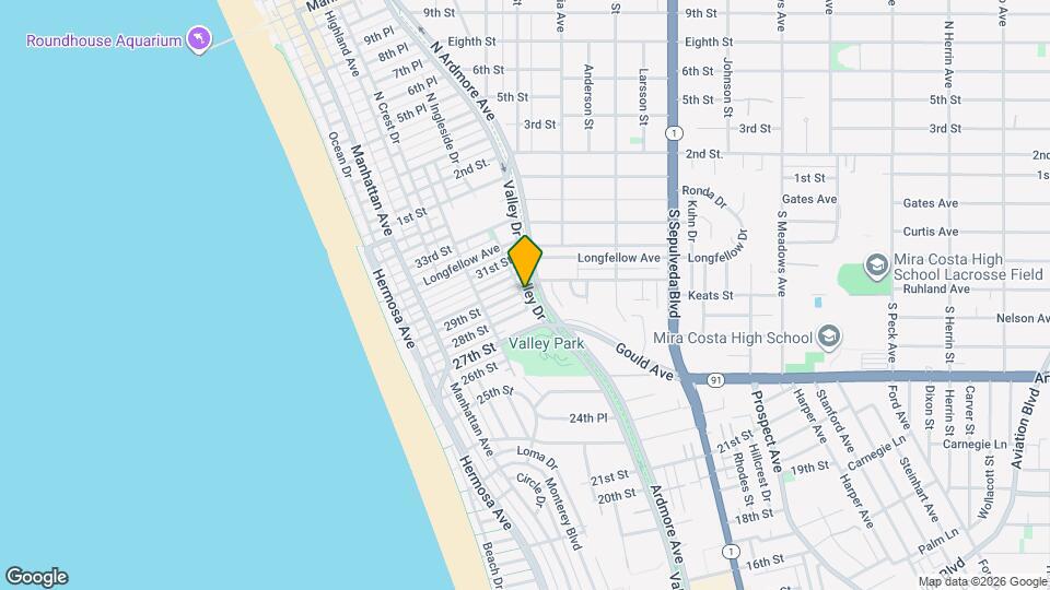 2832 Ingleside Dr Map and Location Details