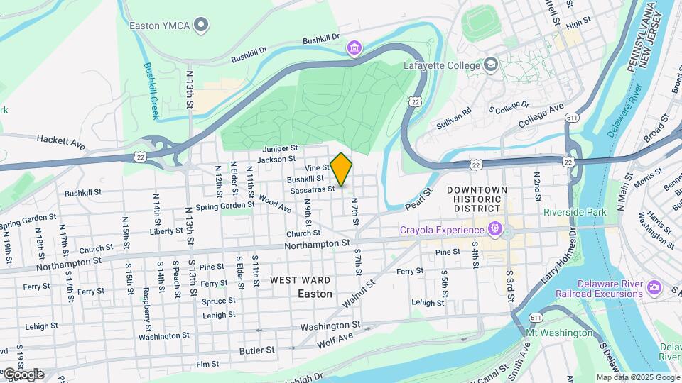 726 Sassafras St Map and Location Details