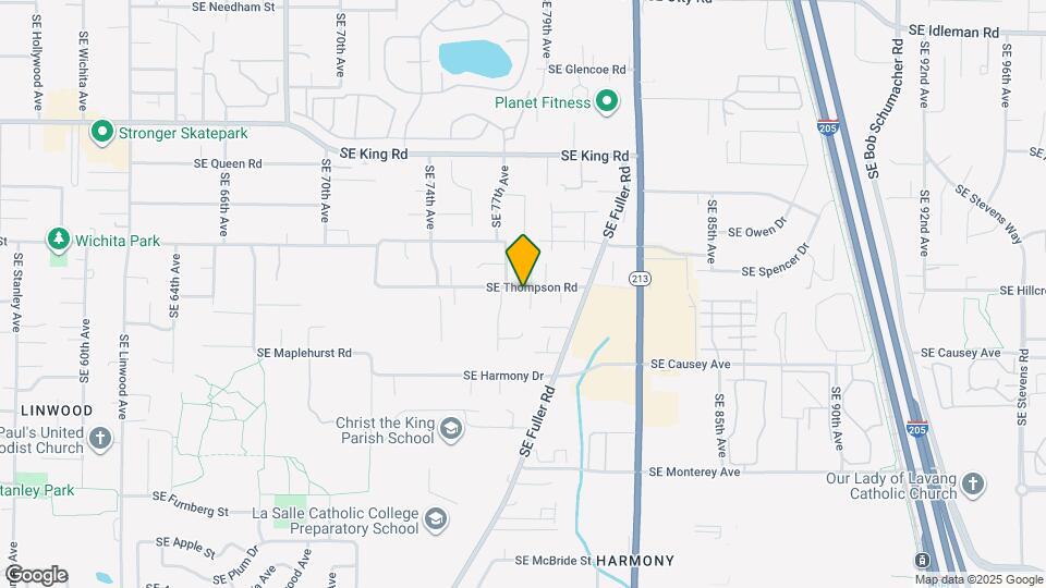 7788 SE Thompson Rd Map and Location Details